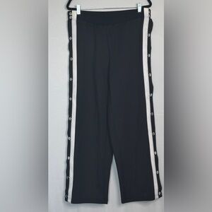 Ashley Sport International Black Joggers with White Stripes